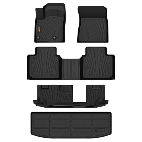 Binmotor-Floor Mats & Cargo Liner for Mitsubishi Outlander 2022-2024 2025 SESELES SE  Launch EditionPlatinum Edition (Excludes PHEV and Sport Versions), All Weather Outlander Accessories