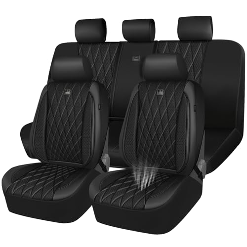 CAR PASS Thick Foam 3D Mesh Leather Seat Covers