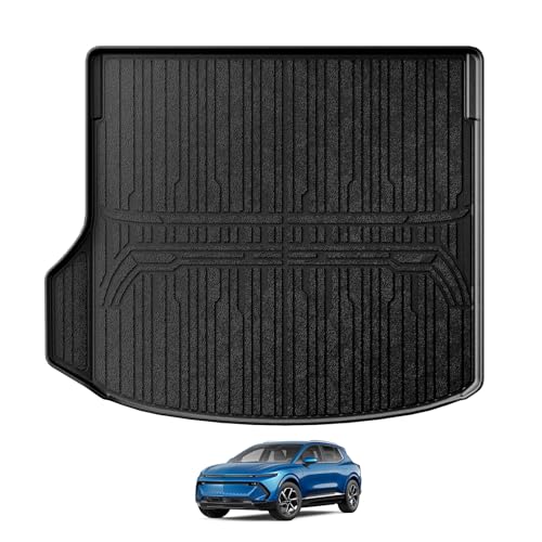 BestEvMod All Weather Liners Trunk Mat Compatible with Chevrolet Equinox EV 2024 2025 Accessories, 3D Cargo Liner TPE Material Anti-Slip Waterproof Interior Protection (Trunk Mat)
