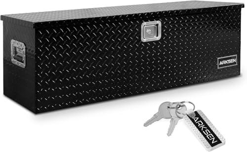 ARKSEN 49" Aluminum Diamond Plate Tool Box