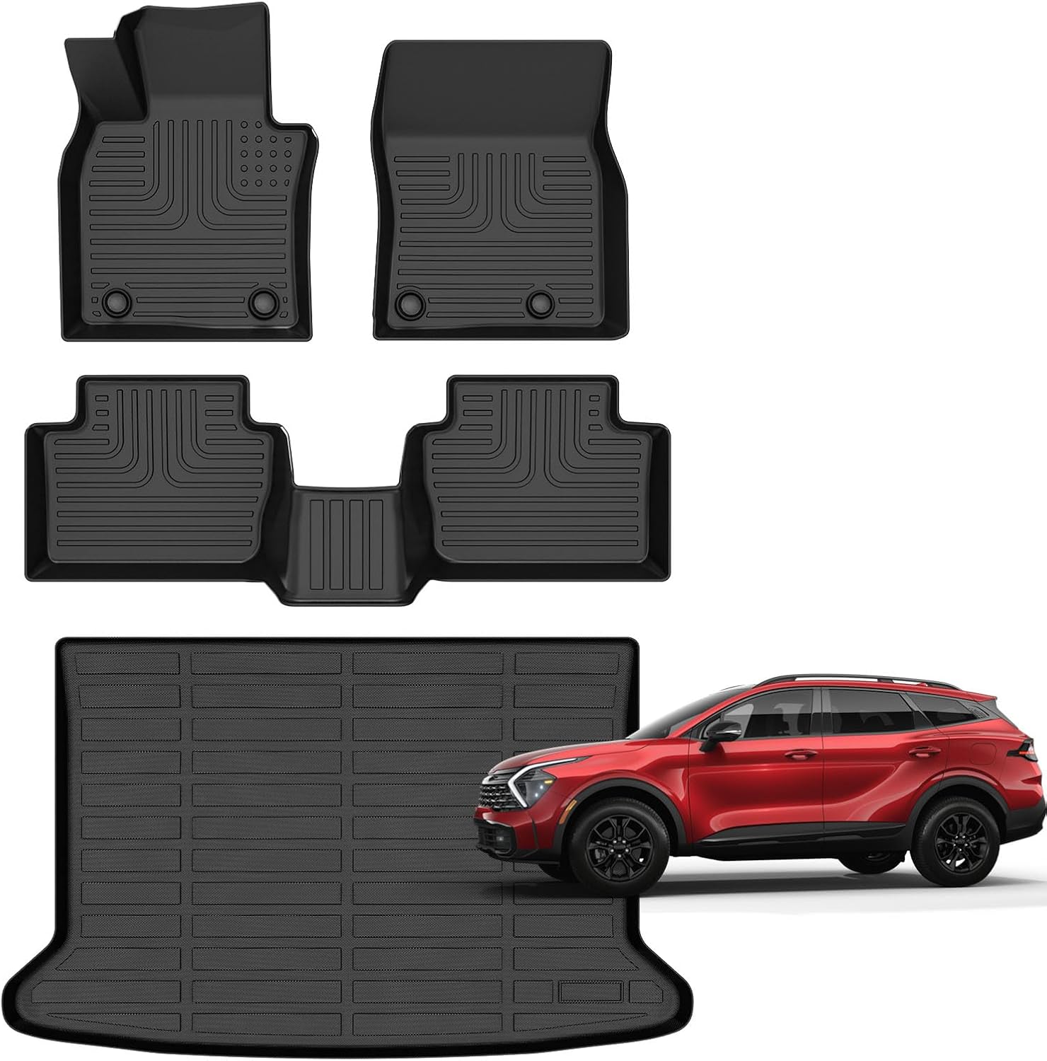 for Mazda CX-30 All Weather Floor Mats & Cargo Liner