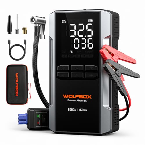 WOLFBOX 3000A Jump Starter