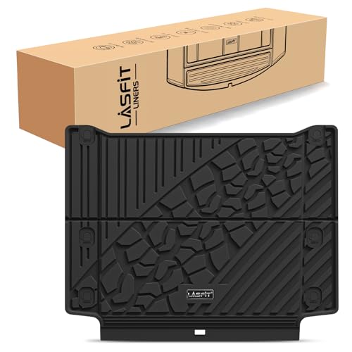 LASFIT Trunk Mat for Jeep Wrangler Unlimited 4XE