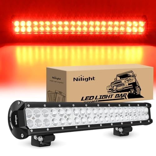 Nilight LED Light Bar 20 Inch 126W