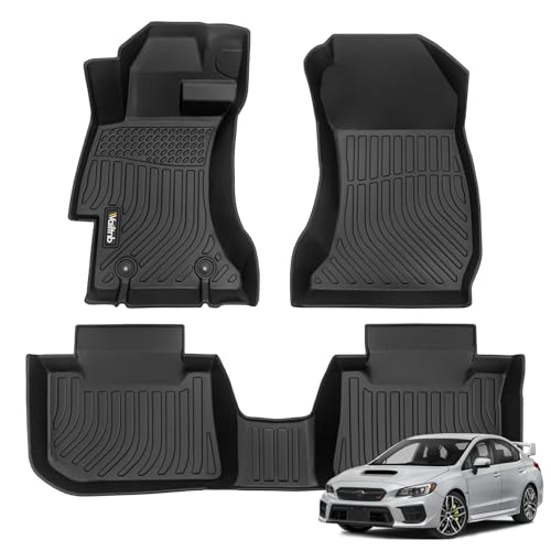 Wailtnb All Weather Floor Mats for 2015-2021 Subaru WRX & WRX STi