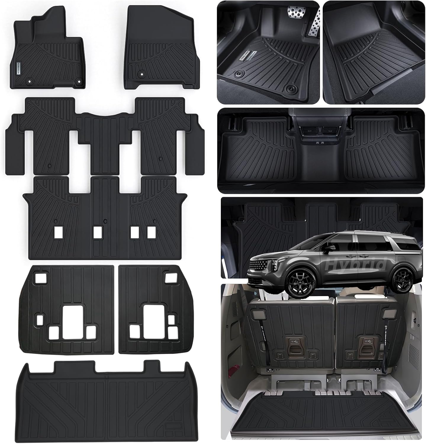 KIA Carnival Hybrid Floor & Backrest Set