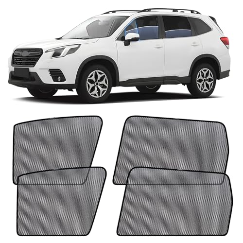 ZATOOTO Car Window Shades for Forester 2019-2024, Car Side Window Sun Shade for Baby from 99% UV Rays and Heat, Car Window Cover Breathable Mesh Window Screen Keep Vehicle Cool for Camping, Napping