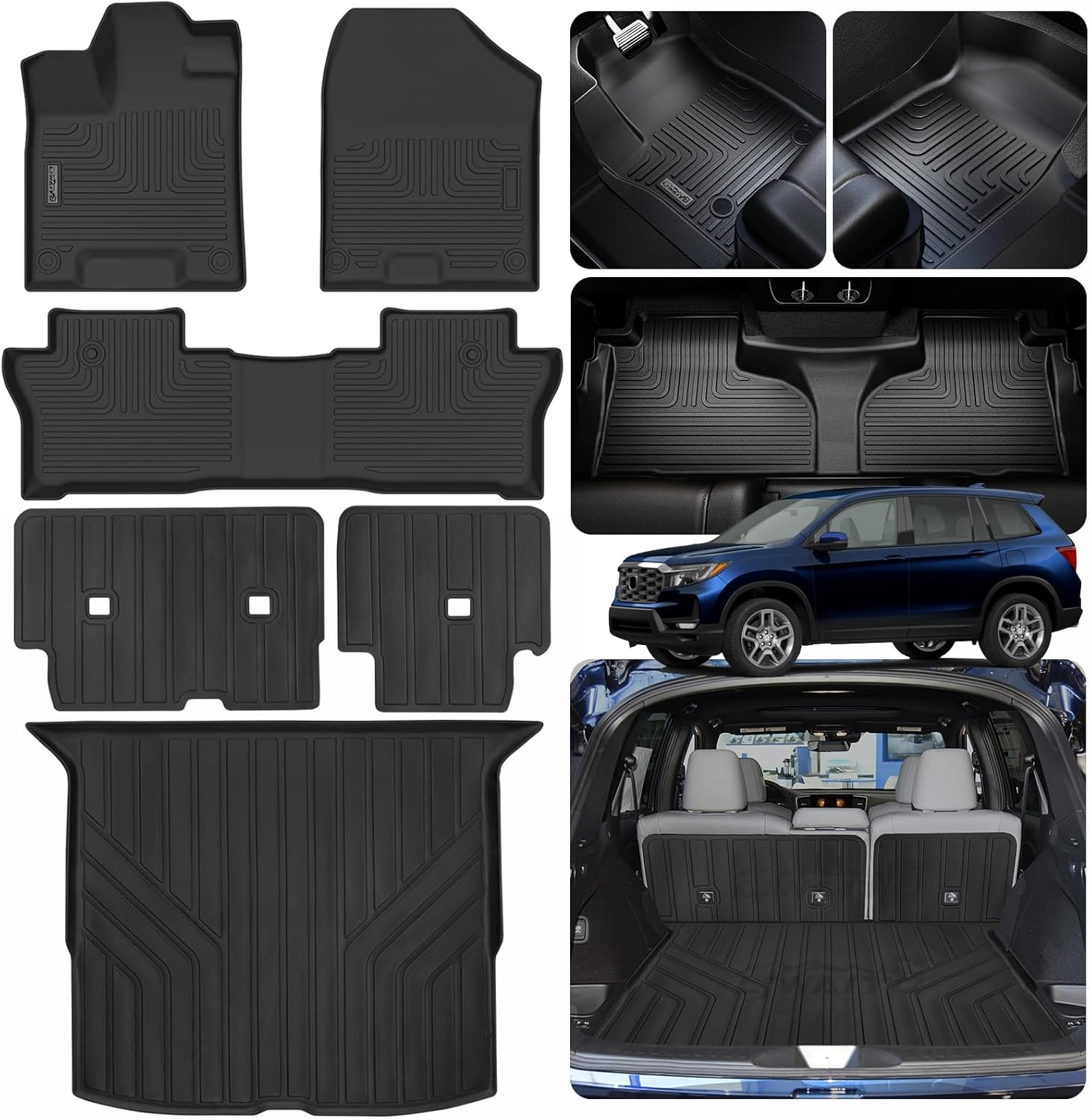 LJWAITO Honda Passport TPE Liner