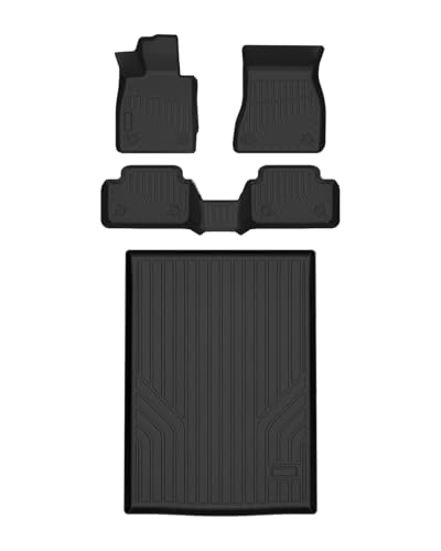 Cartist Floor Mats and Cargo Liner Fit for BMW 5 Series G60 (530i/530i xd/540i/540i xd) 2024 2025 All Weather Floor Mat G60 Accessories Heavy Duty Carpet Protection