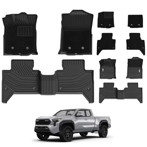 3W Floor Mats Custom Fit Toyota Tacoma