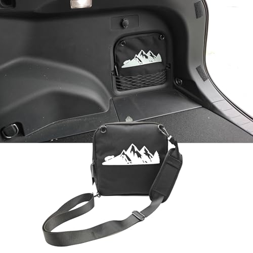 Trunk Upgrade, Trunk Organizer Pocket Multifunction Backpack, Trunk Cubby Storage bag,Cargo side pocket For Toyota Rav4 2025 2024 2023 2022 2021 2020 2019 Black, 1 pc