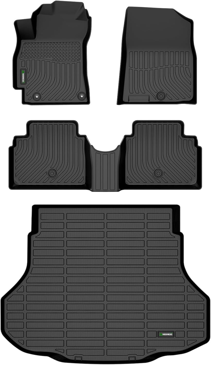 ANBINGOFloor Mats for Hyundai Elantra 2021-2025&Cargo Liner(Not for Hybrird) All Weather Mats for Elantra TPE Car Mat Rugs for Elantra Rubber Trunk Carpet for Elantra