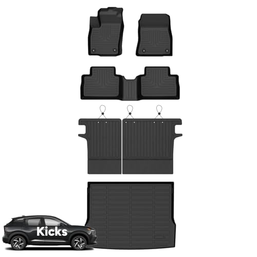 Wayhigh-All Weather Floor Mats & Cargo Liner and Seatback Cargo Set