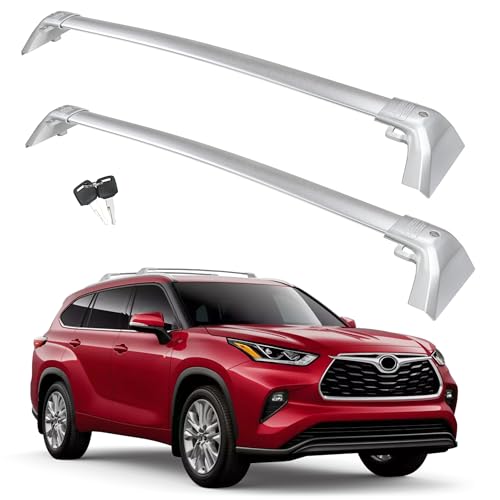 Autekcomma Silver Heavy Duty Roof Rack Cross Bars