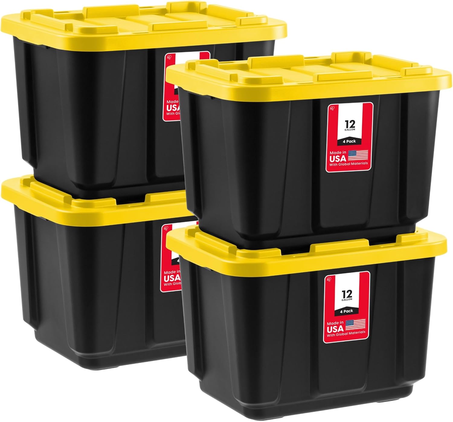 IRIS USA 12 Gallon Heavy Duty Tote