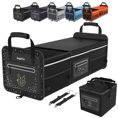 95L Large-Capacity Car Trunk Organizer (Black)