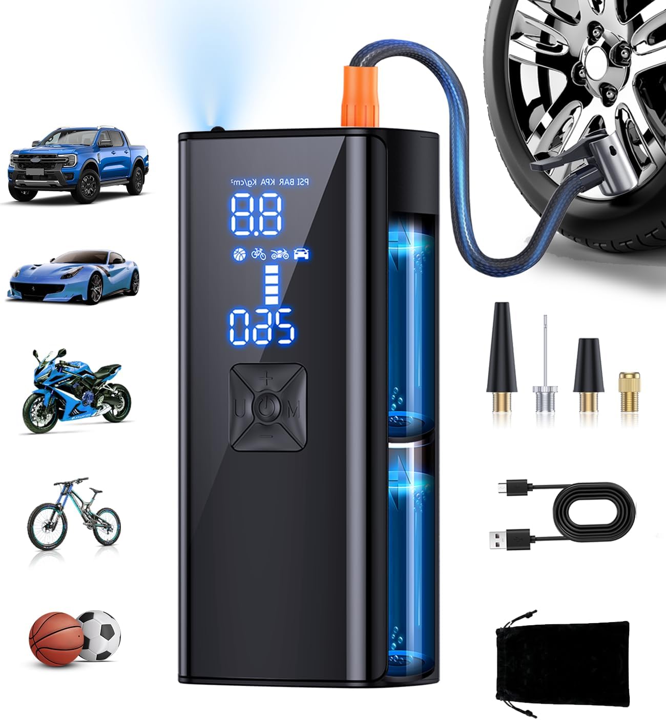 GJOSYOI 25000mAh Inflator