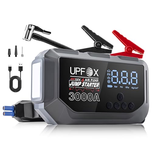 3000A Jump Starter with Air Compressor (UPFOX)