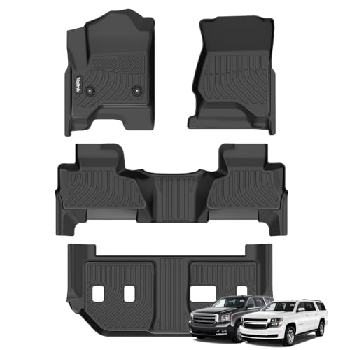 Wailtnb All Weather Floor Mats for Chevrolet Suburban & GMC Yukon XL 2015-2020