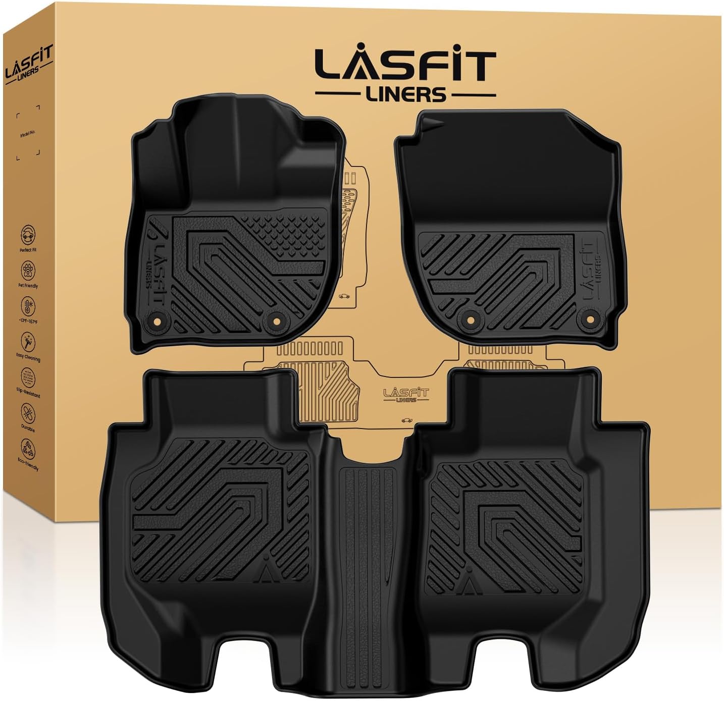 LASFIT Floor Mats for Honda HRV