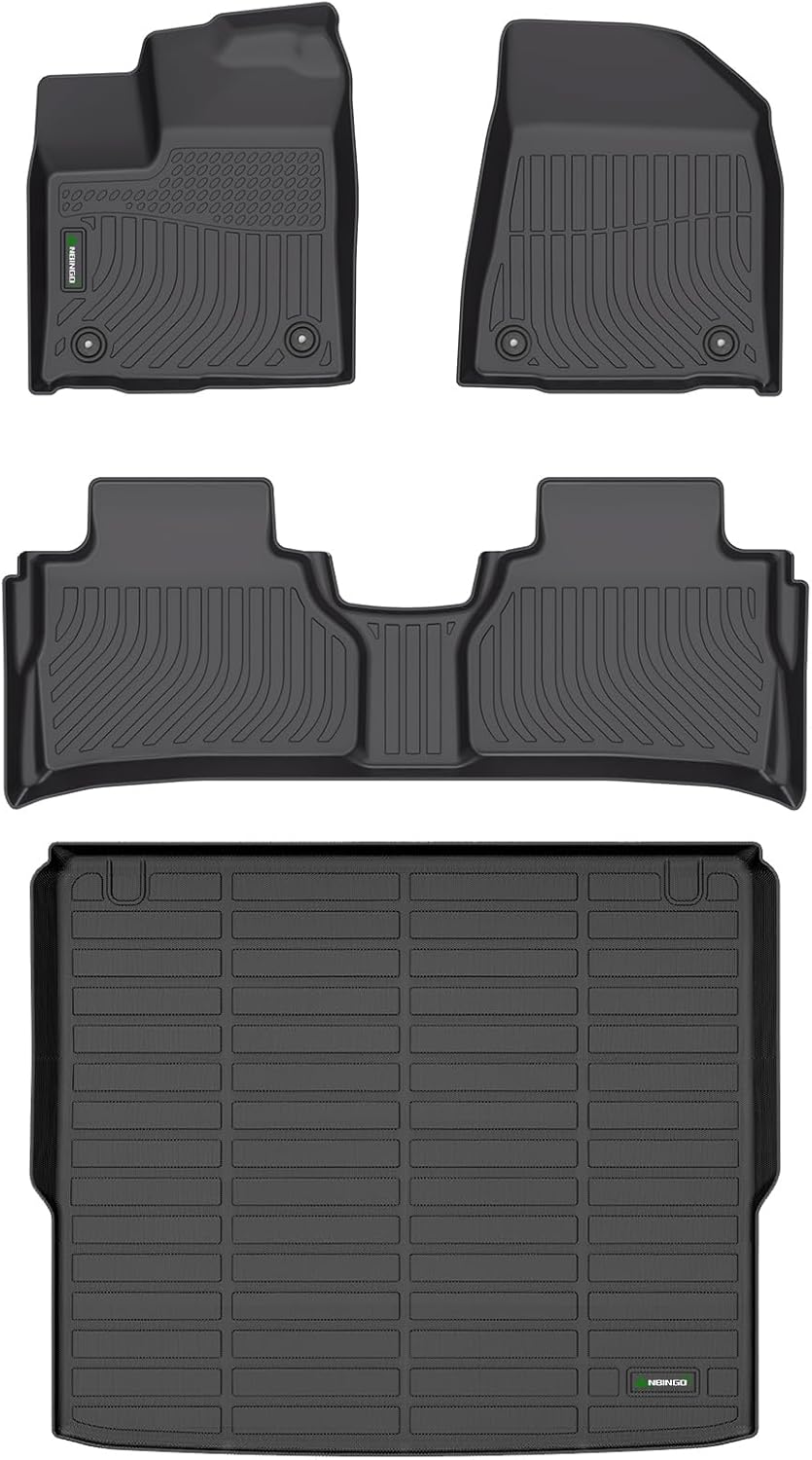 ANBINGOFloor Mats Fit for Nissan Murano 2025 & Cargo Liner All Weather Car Mats Rug for 2025 Murano TPE Rug Mat for Murano Rubber Trunk Liner Carpet for Nissan Murano Automotive Accessories