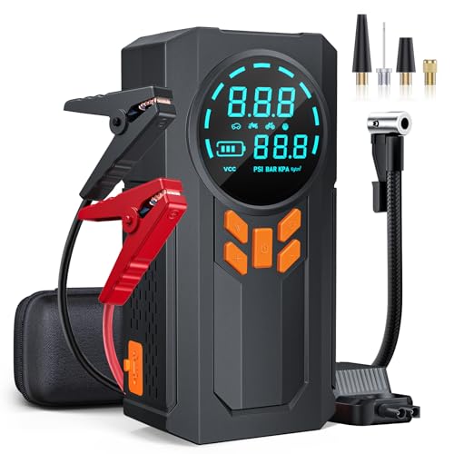 WNDFLV Jump Starter + Compressor