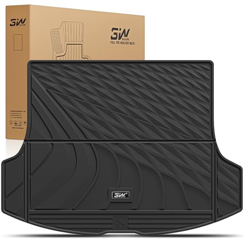 3W Cargo Liner for Lexus RX/RX350/RX350h/RX500h 2023 2024 2025 2026, TPE All Weather Custom Fit Cargo Liner for Lexus RX for Cargo Mat Anti-Slip Heavy Duty Accessorious, Black(Not fit RX450h+ PHEV)
