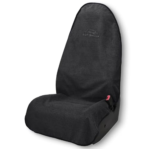 Sweat Towel Car Seat Cover  Terry Cloth Waterproof Sweatproof Protector for Gym, Sweat, Pets  Quick-Dry Washable Universal Fit Front Car Seat Towel Cover for SUVs, Trucks, Jeep