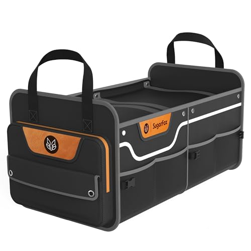 Car Trunk Organizer for SUV, 70L (Black-M003)