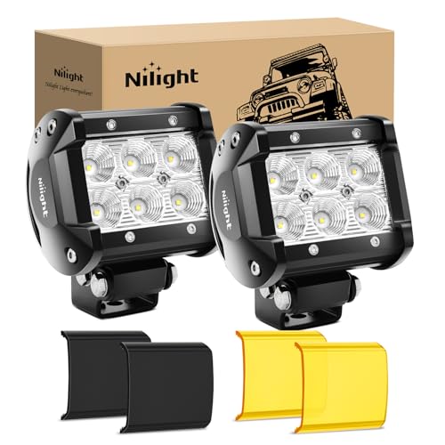 Nilight 2PCS 18W LED Pods