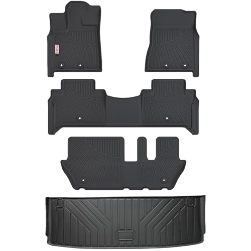Floor Mats & Cargo Liner for 2025 2026 Nissan Armada 8 Seat