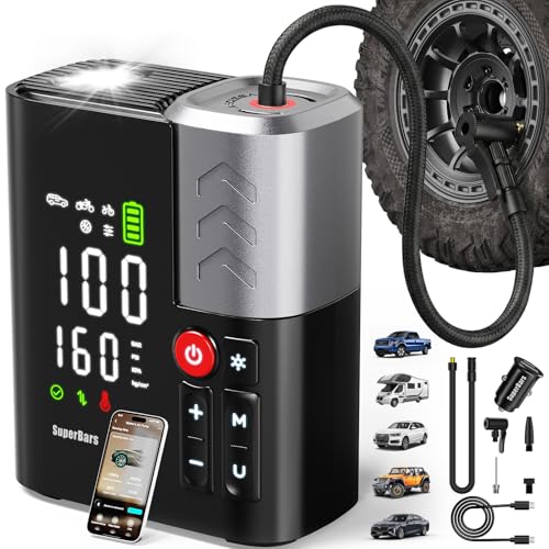 SuperBars 160PSI Cordless Inflator
