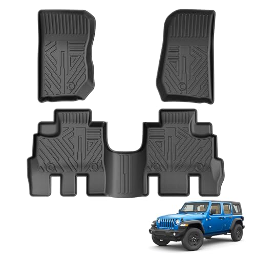 Powerty Floor Mats for Jeep Wrangler JK