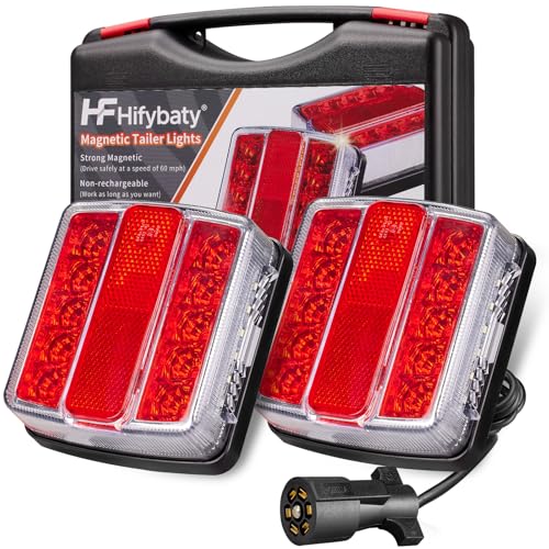 Hifybaty Magnetic LED Trailer Towing Light Kit