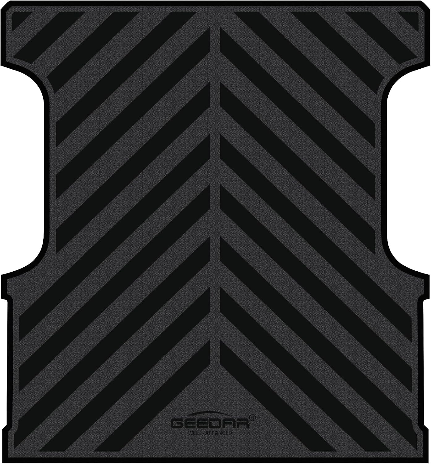 GEEDAR Heavy Duty Rubber Bed Mat for Toyota Tundra 5.5 ft