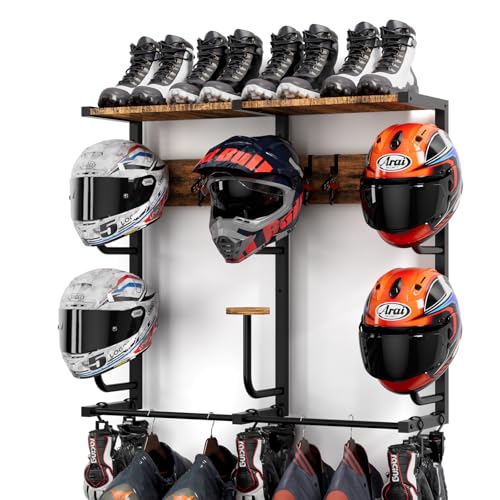 OMISRUIS Motorcycle Helmet Rack (6)