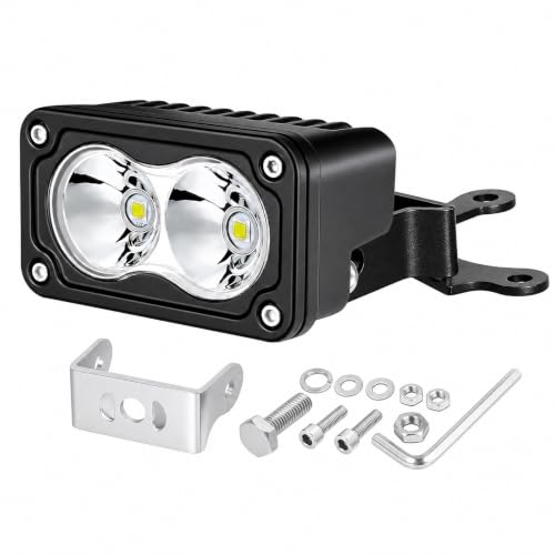 3inch LED Headlight Kit for Talaria Sting R MX4/Sur-Ron Segway X260 Plug and Play Spot Beam 20W 6000-6500K Upgrade Motorcycle Lights Bars Led Headlamp with Mount Bracket