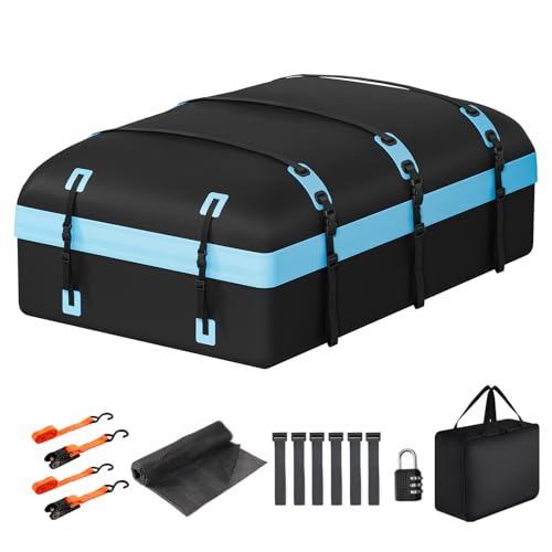 Car Rooftop Cargo Carrier Bag 30 Cubic Feet (Carforu)