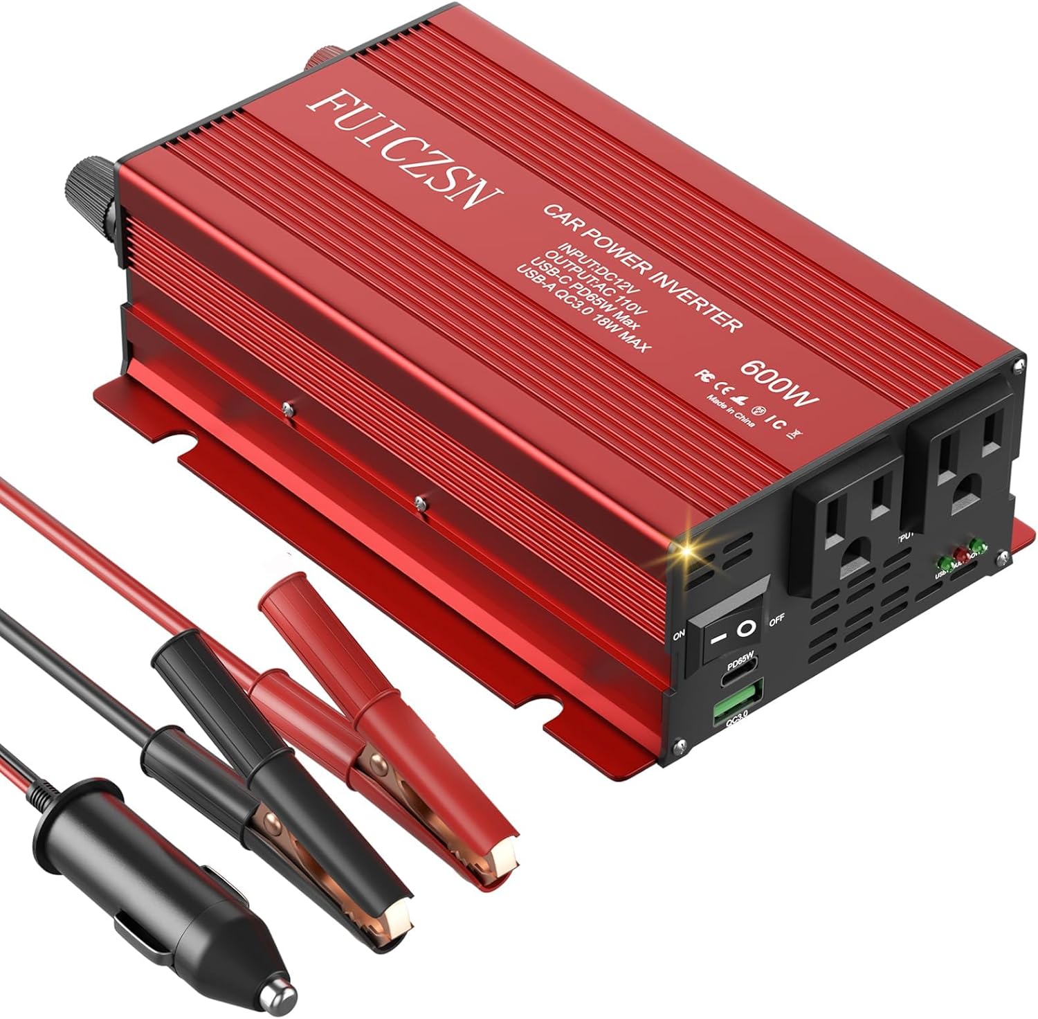 FUICZSN 600W Car Inverter