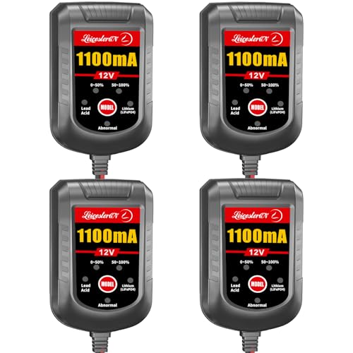 LEICESTERCN 12V Trickle Charger (4-Pack)
