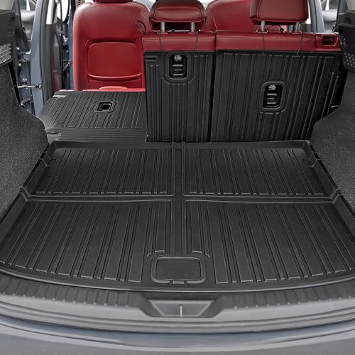 Cargo Mat for Mazda CX-5 2017-2024 2025 Accessories, Full Coverage All Weather Trunk Cargo Liner with Backrest Protectors & Storage Mats