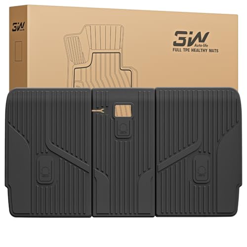 3W Tesla Model Y Juniper Seat Back Protector, Backseat Cover, TPE All Weather, Custom Fit 2025 2026 Tesla Model Y Juniper Accessories, 3PCS