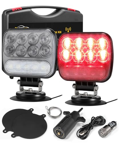 Partsam Wireless LED Trailer Light Kit