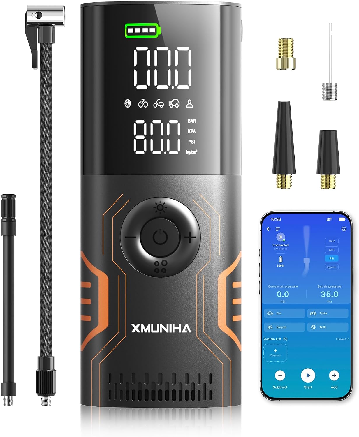 XMUNIHA Smart Tire Inflator